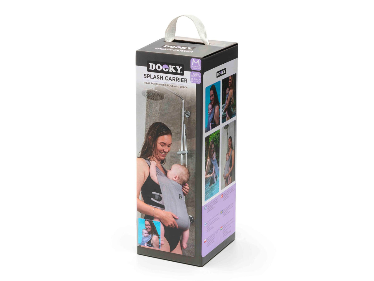 Splash Baby Carrier – Water-Resistant & Ergonomic (Grey)