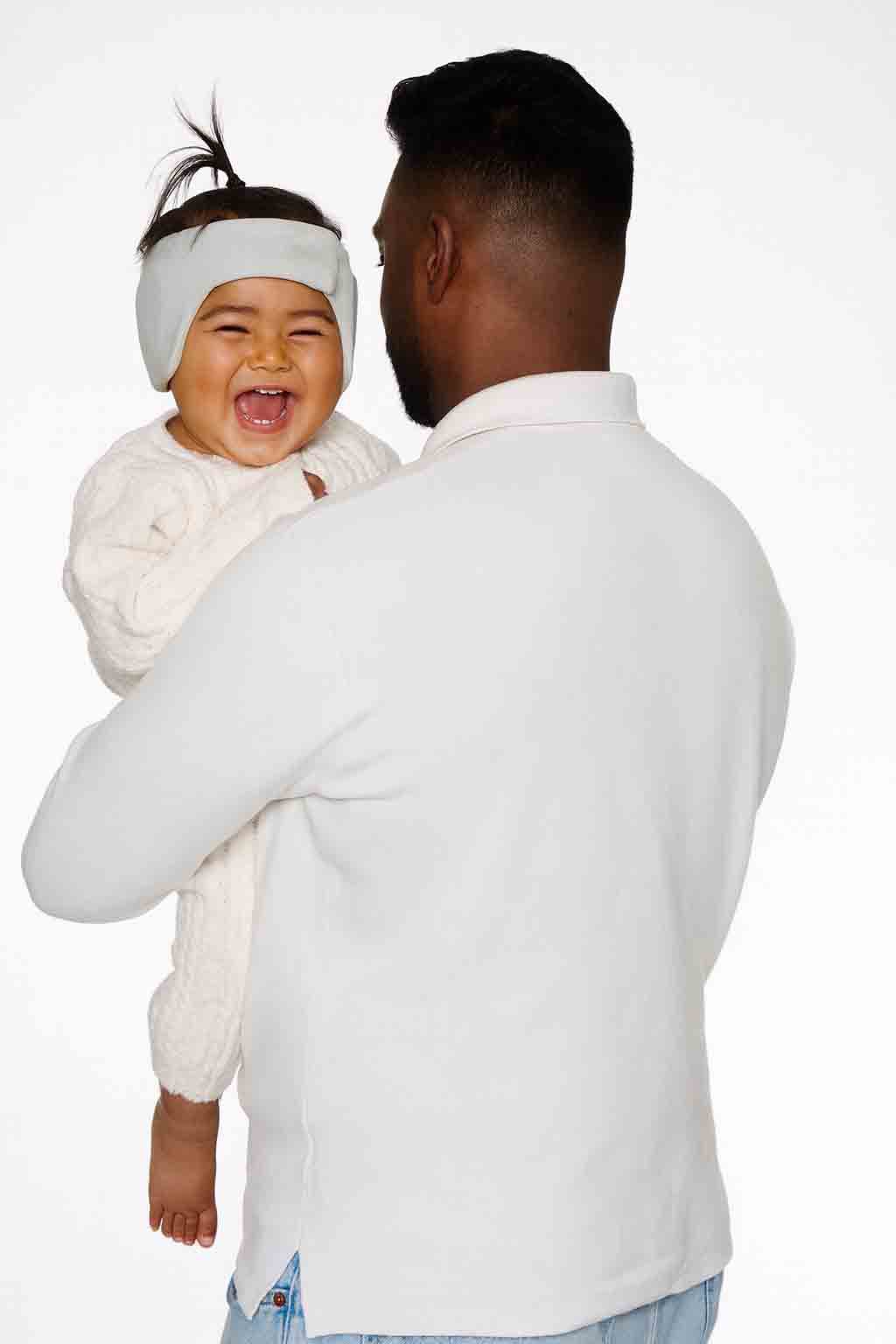 Headband Baby Ear Protection โ 6 to 12 Months (Grey)