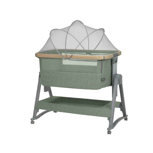 KikkaBoo: Bedside Crib Nanna 2 – Army Green