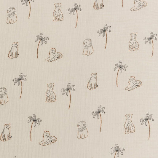 Candide Douillette Newborn: Print Swaddle – Tiger (3-9 Months)