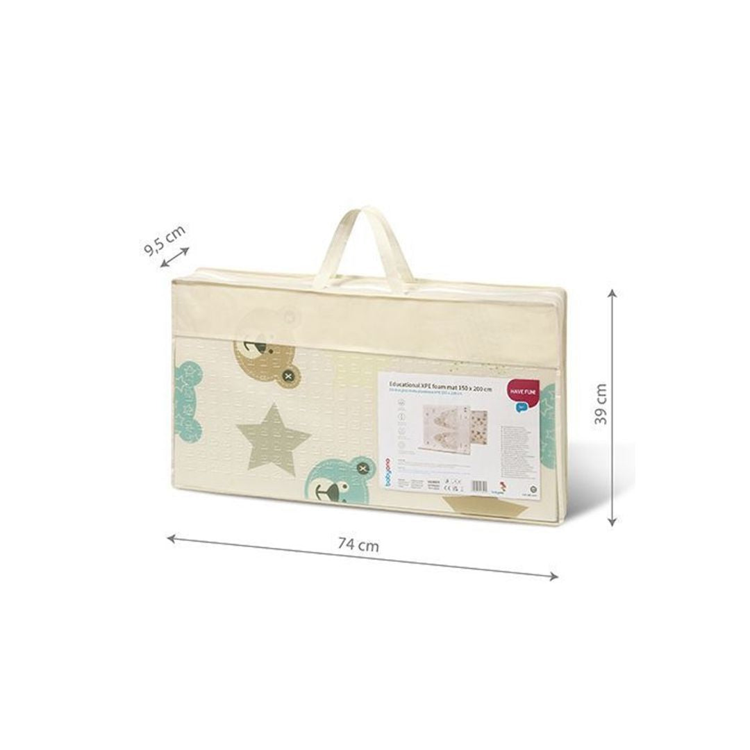 Babyono Educational XPE Foam Play Mat (150 x 200 cm)