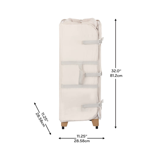 Evenflo: Eris One-Hand Playard with Bassinet – Coastal Coffee