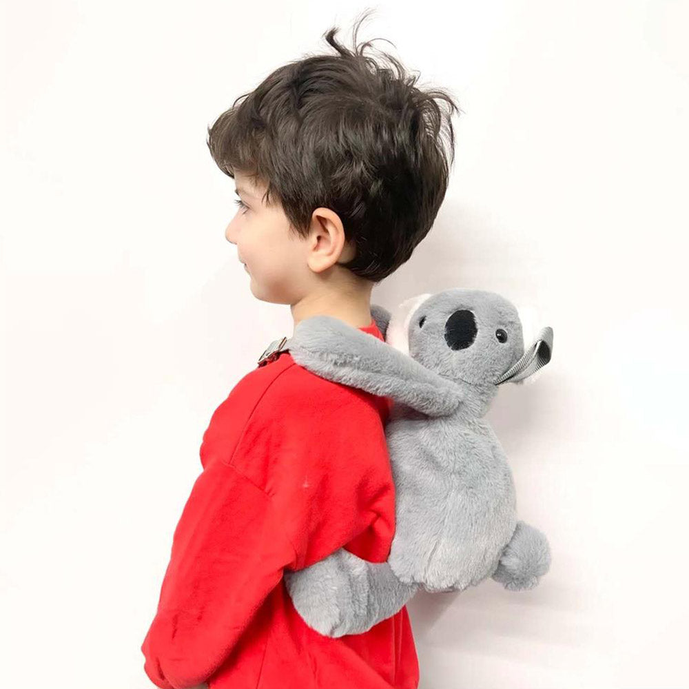 BabyJem Children’s Plush Koala Bag – Gray