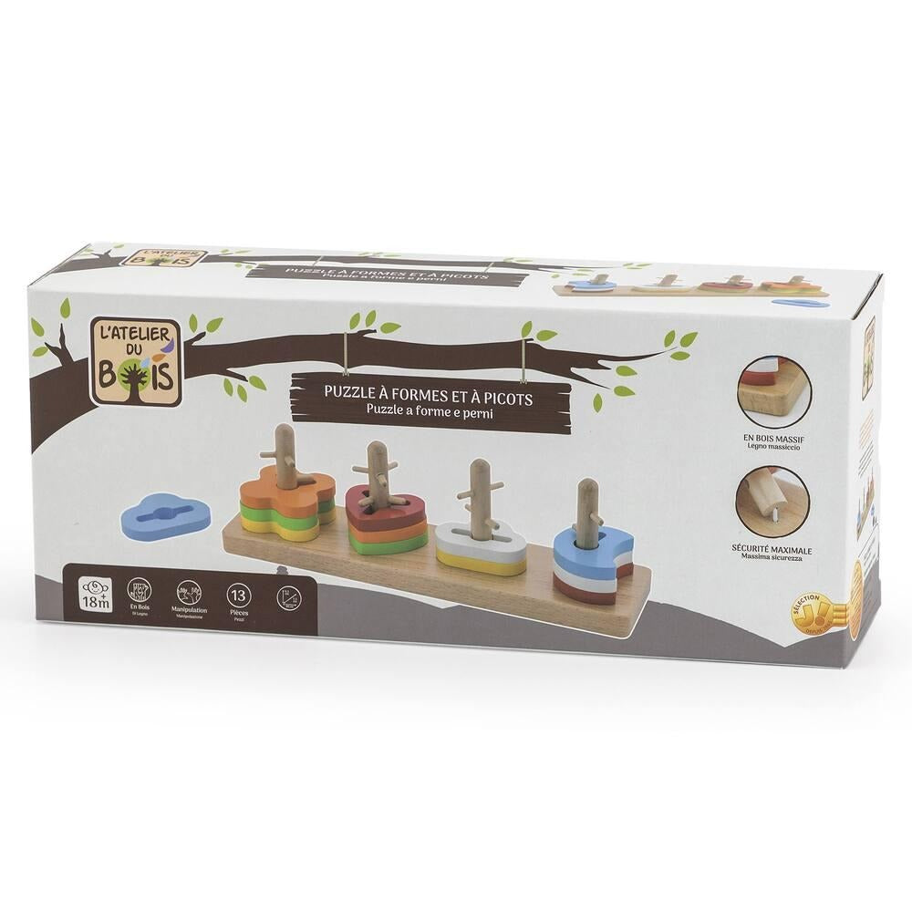 L'Atelier du Bois Shape Sorting Puzzle