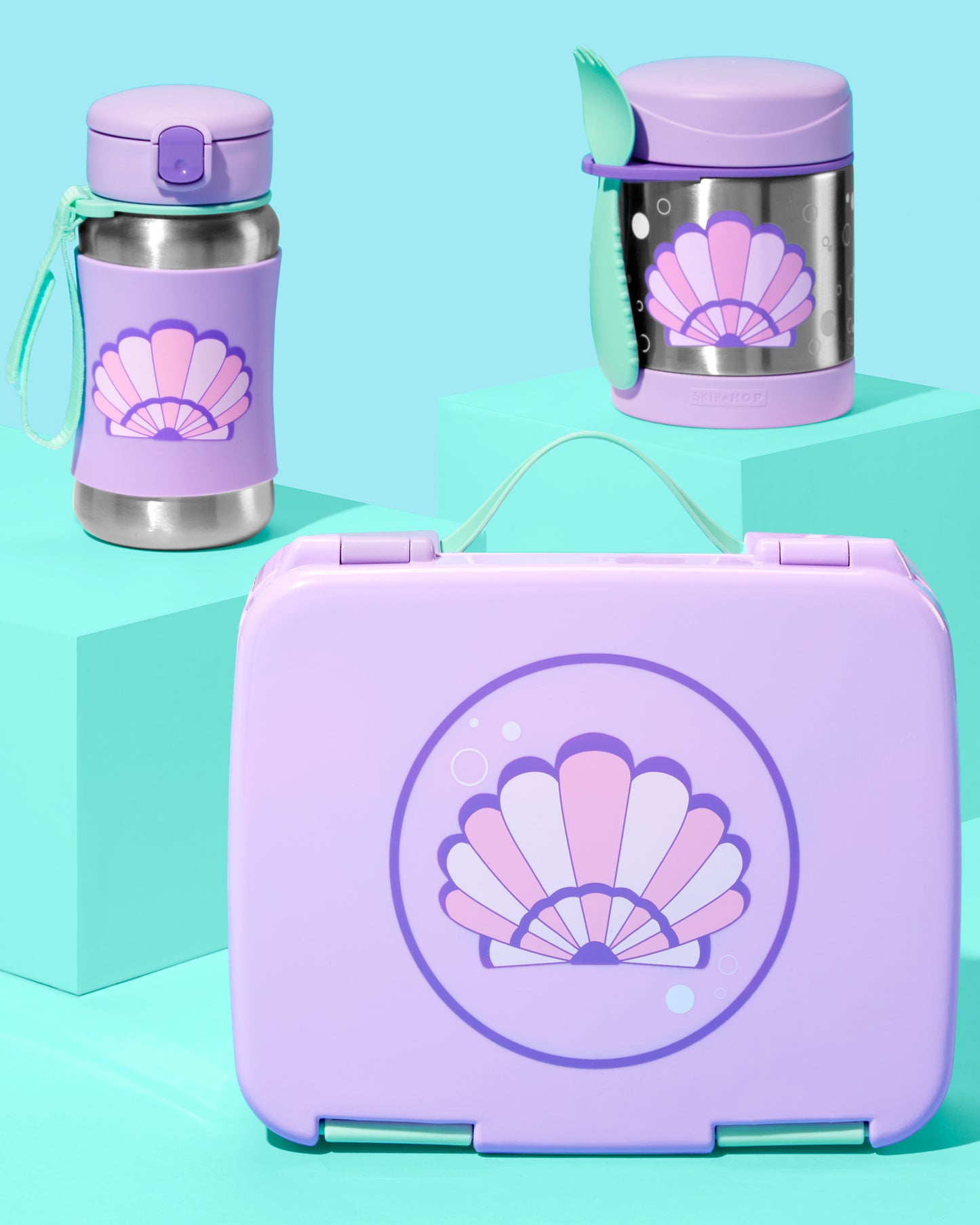 Spark Style SS Straw Bottle Seashell