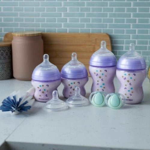 Tommee Tippee Advanced Anti-Colic Baby Bottles Purple
