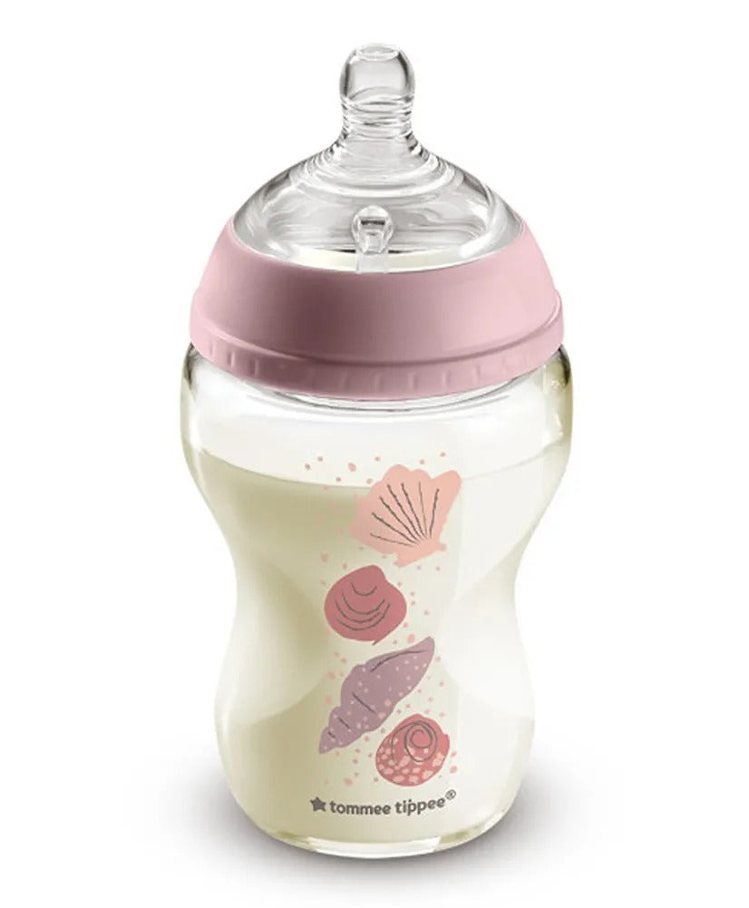 Tommee Tippee Closer to Nature Glass Bottles Pink