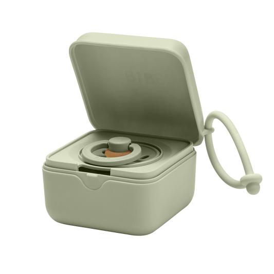 BIBS PACIFIER BOX SAGE