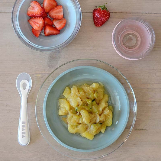 Béaba Eucalyptus Glass Meal Set