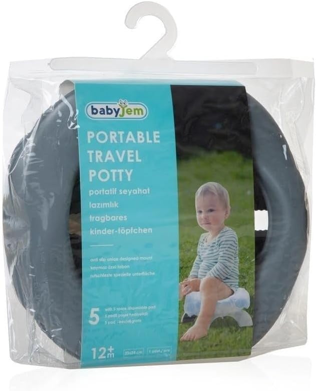 Babyjem Portable Potty Seat - Includes 3 Disposable Gift Bags