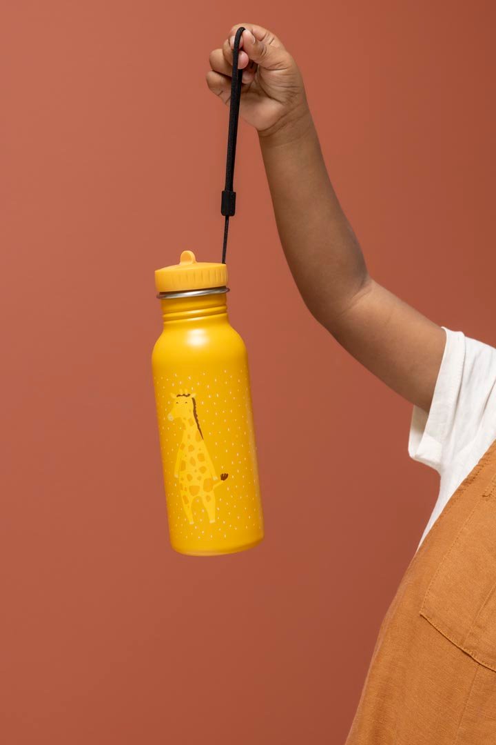 Trixie: Stainless Steel Water Bottle 500ml - Mr. Giraffe
