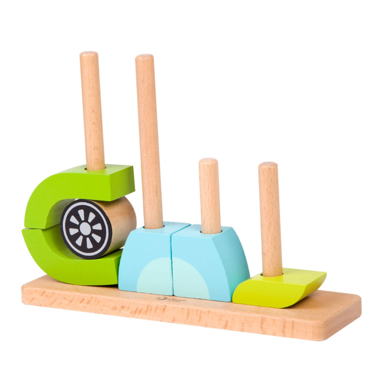 Classic World Wooden Owl Stacking Blocks (24-Piece Set)