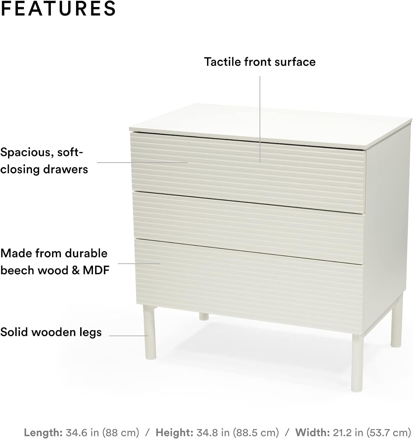 Stokke: Sleepi Dresser White (Box 2 of 2) - Modern Nursery Storage & Changing Station