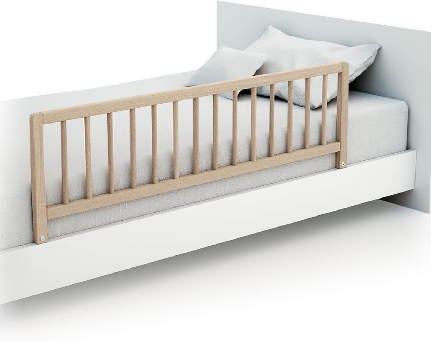 Webaby: Barrière de Lit SIDO - Wooden Toddler Safety Bed Rail