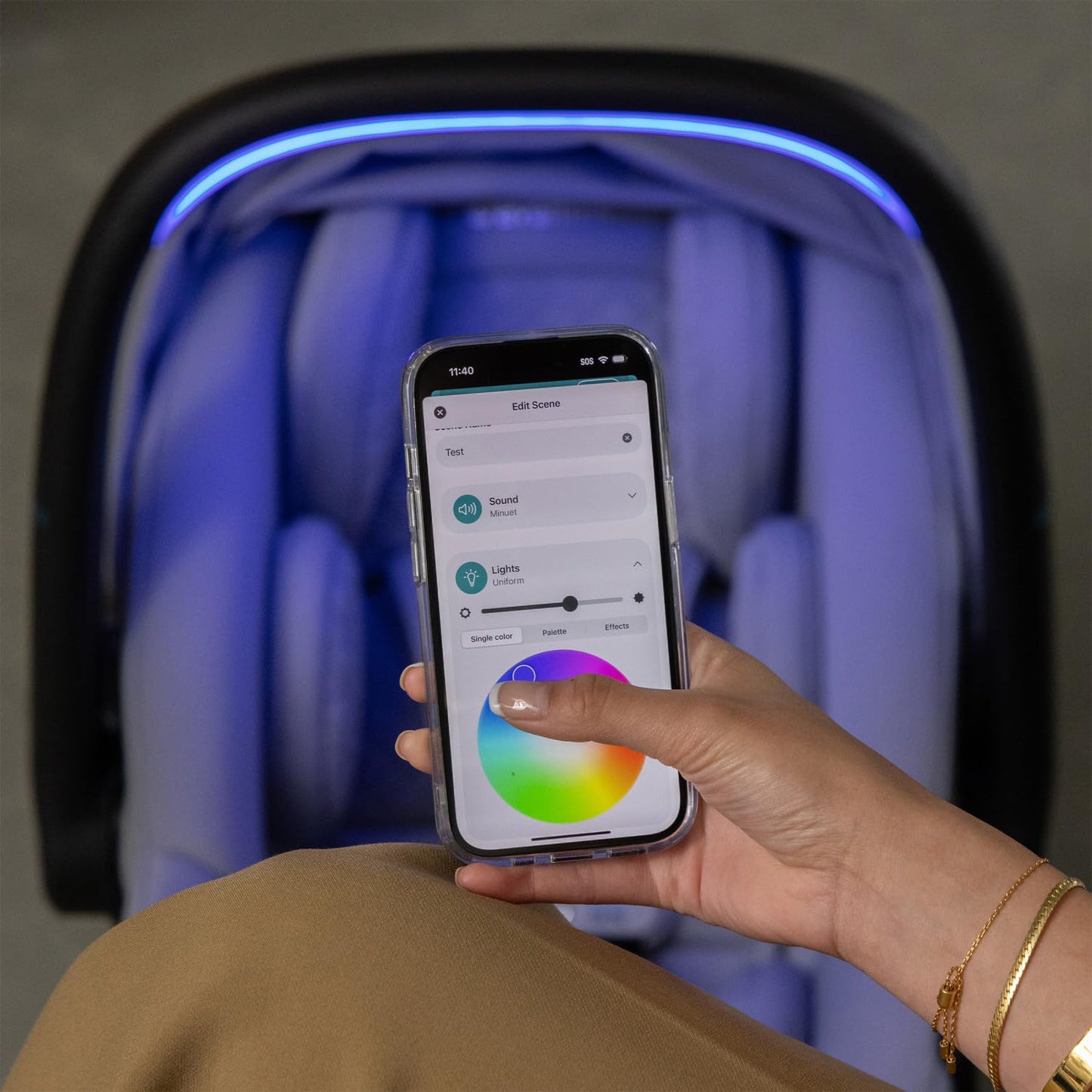 Evenflo Shyft Intuiti+ Travel System with Revolve180 LiteMax NXT & SensorySooth