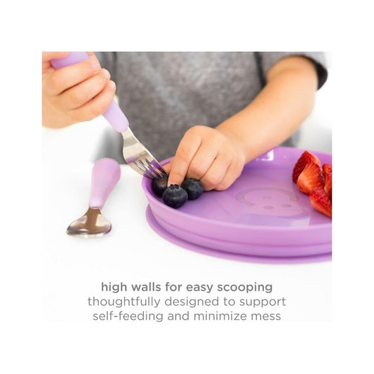 Ubbi: Silicone Suction Plates for Babies & Toddlers (2-Pack) – Polaris Blue