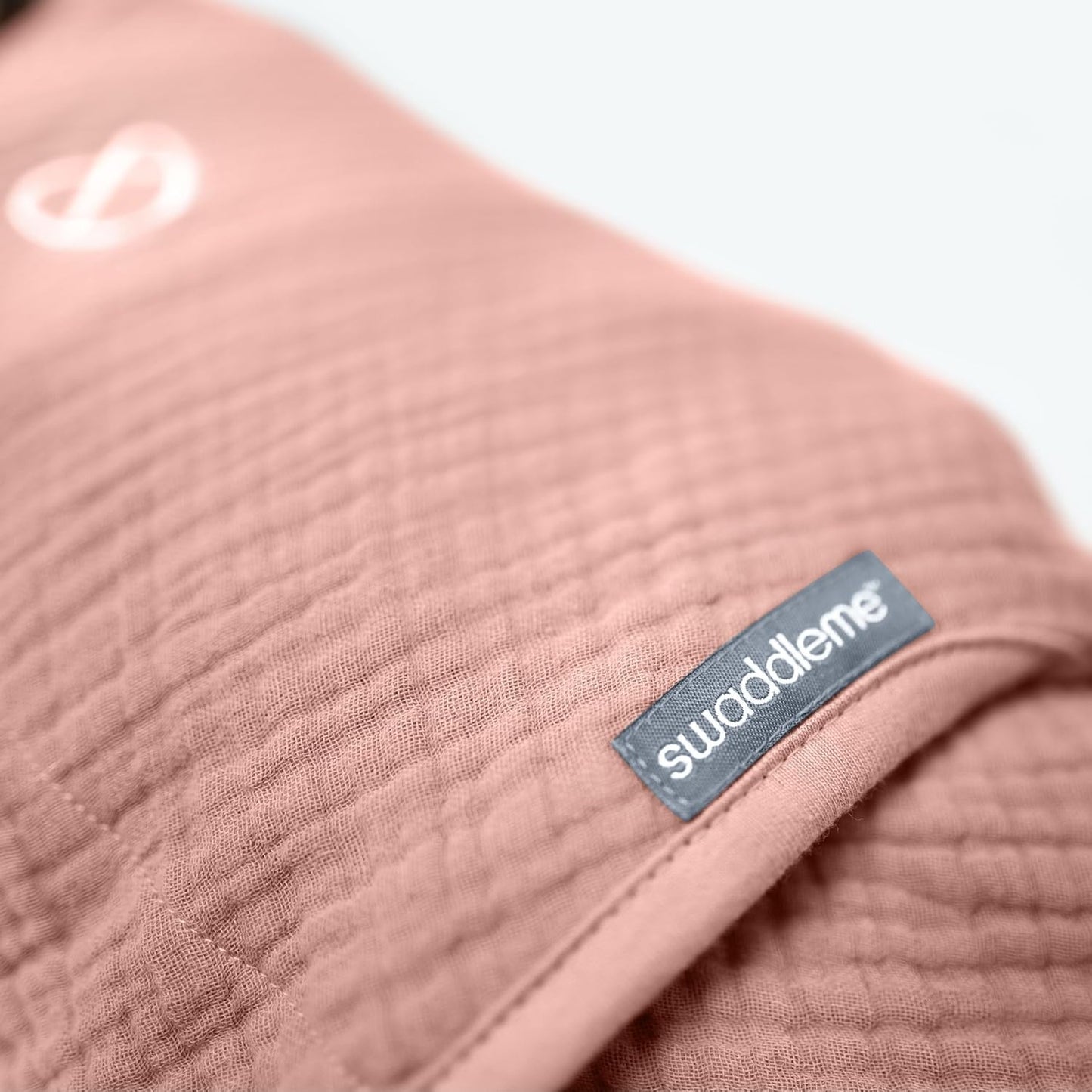 SwaddleMe by Ingenuity Original Muslin Swaddle - Blush (0-3M)