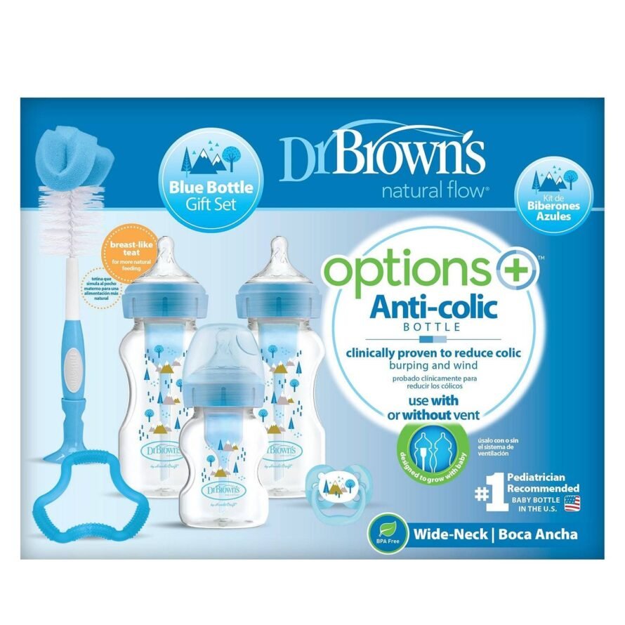 Options Plus Anti-Colic Blue Giftset