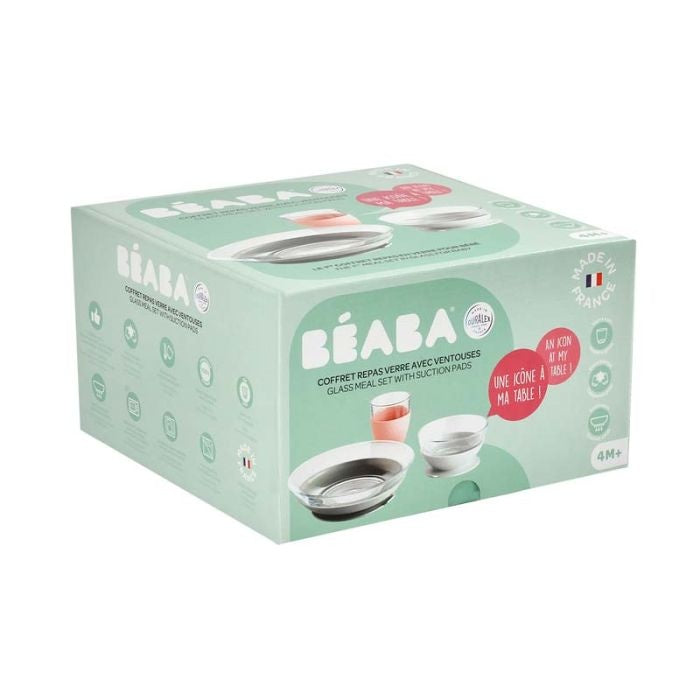 Béaba Eucalyptus Glass Meal Set