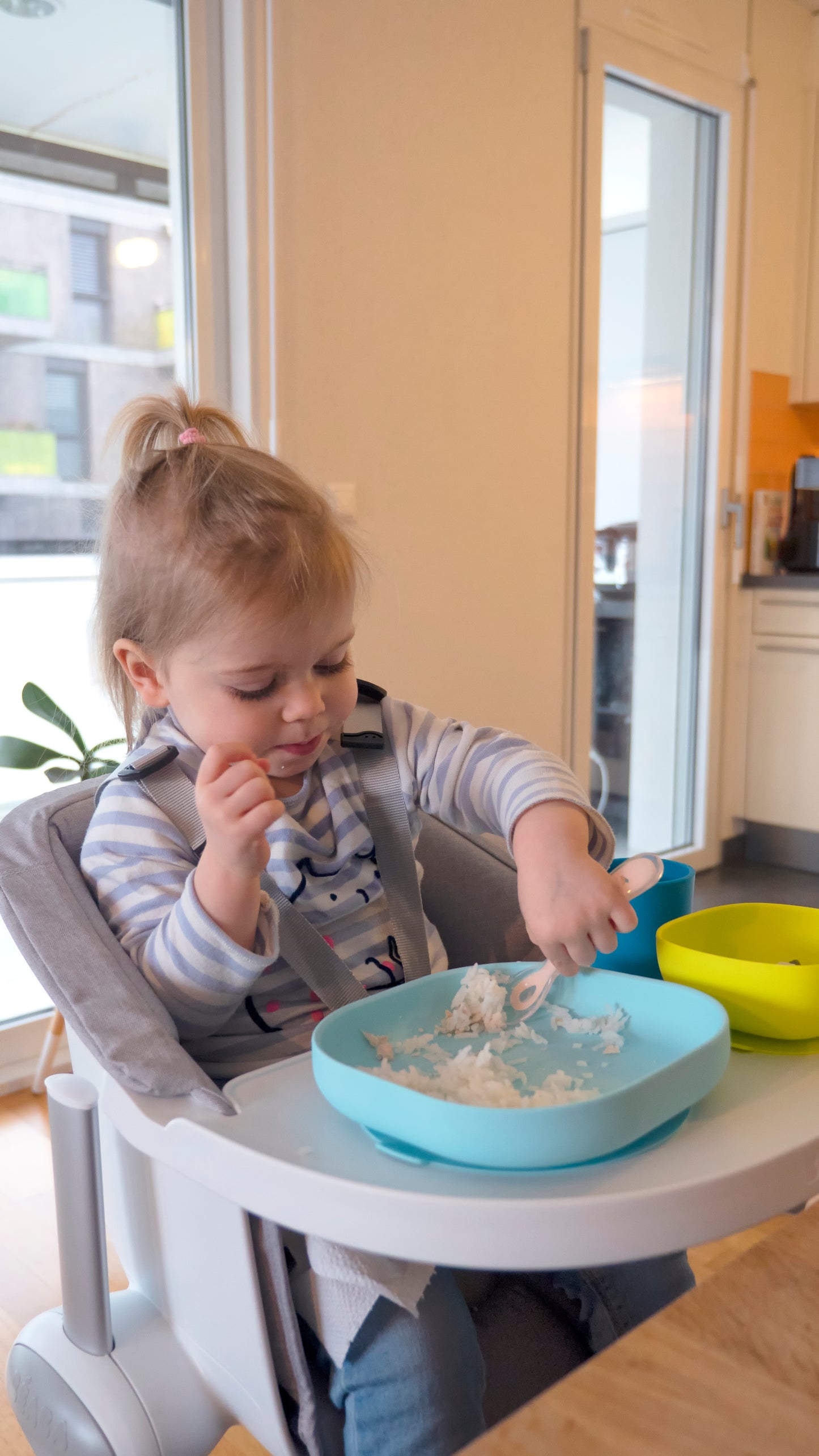 Béaba Silicone Meal Set with Suction Pad (4m+)