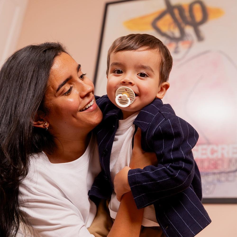 STUDIO Colour Pacifiers 2 Pack Pin - Ivory Vanilla Mix