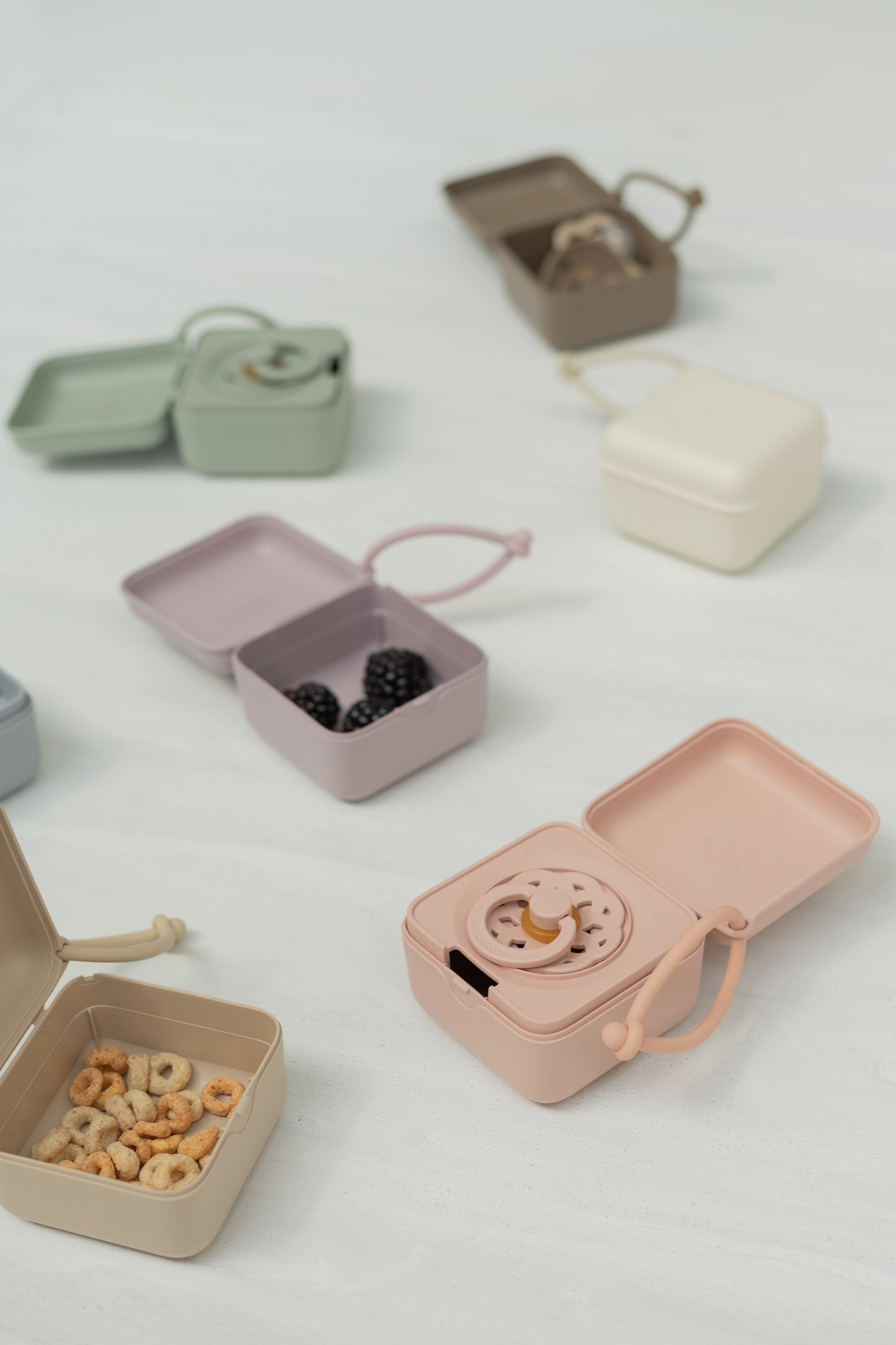 BIBS PACIFIER BOX BLUSH