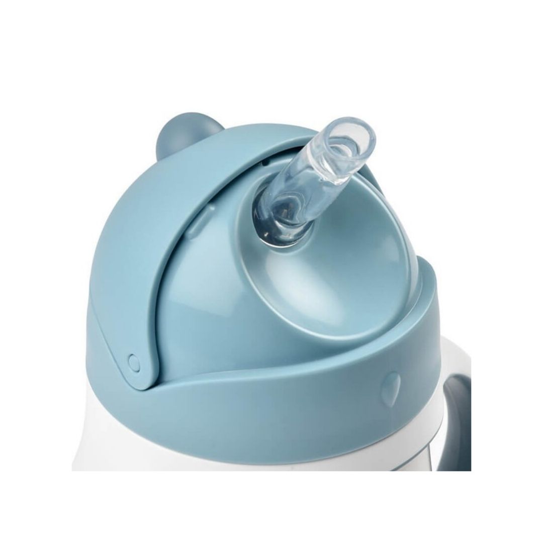 Beaba Stainless Steel Straw Cup 250ml - Windy Blue