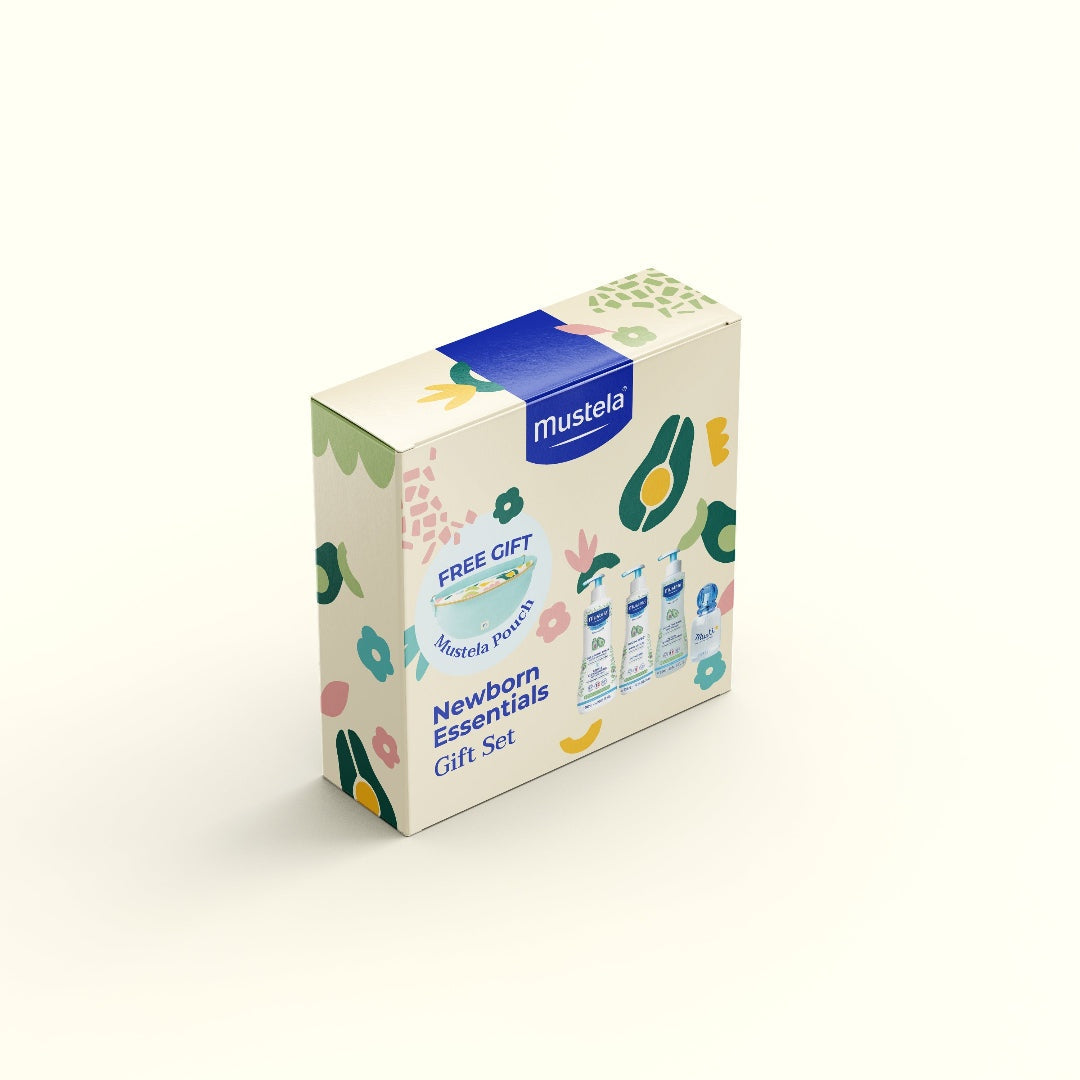Mustela Newborn Essentials Gift Set Pastel Pouch