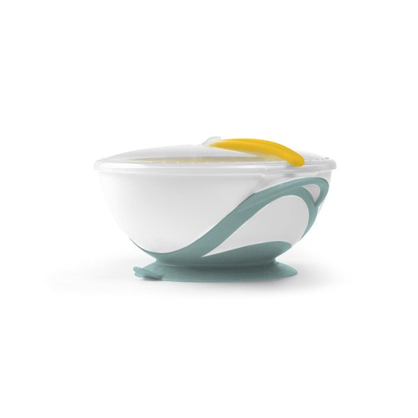 Suction Bowl with Spoon White 300 ml