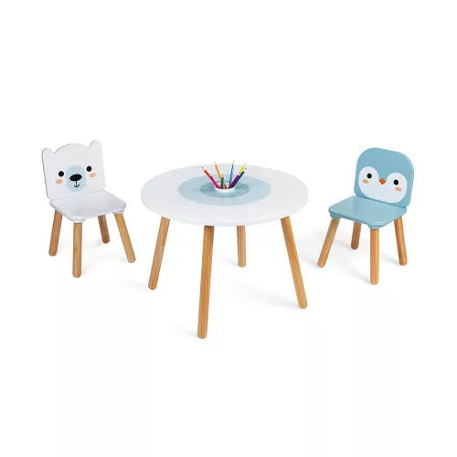 Janod Polar Table & Chairs Set
