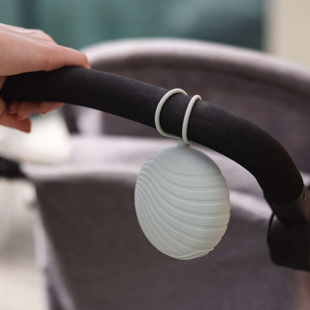 silicone soother case -green