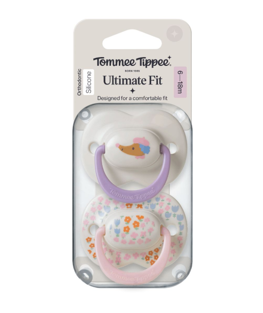 Tommee Tippee: Ultra Fit Decorated Soothers (6-18 Months) (2 Pack) - Assorted