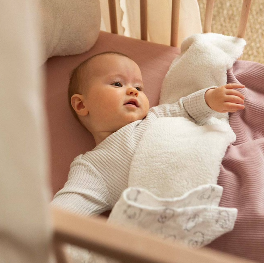 Trois Kilos Sept Wooly Sherpa Blanket – Vieux Rose (100 x 140 cm)