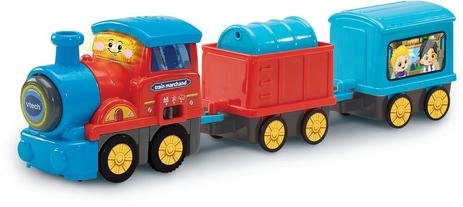 VTech Tut Tut Bolides Super Circuit Train Éducatif (Adam, Train Marchand)