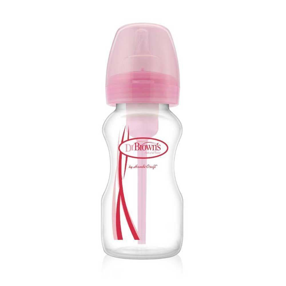 Options Wide - Neck Bottle Pink - 9oz/270ML