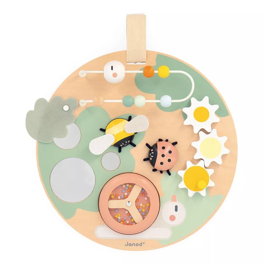 Wooden Multi-Activity Busy Board