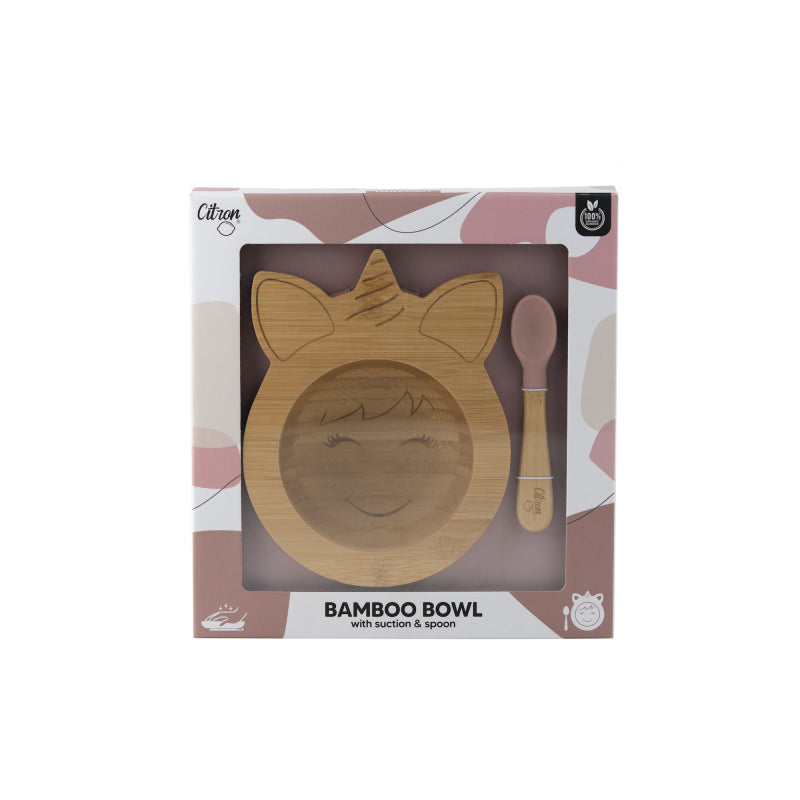 Citron Bamboo Suction Bowl