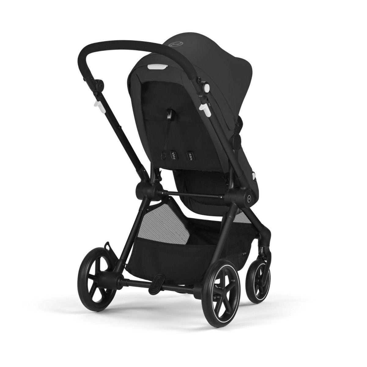 Cybex Gold Eos Lux 2-in-1 Stroller Frame and Seat – Moon Black