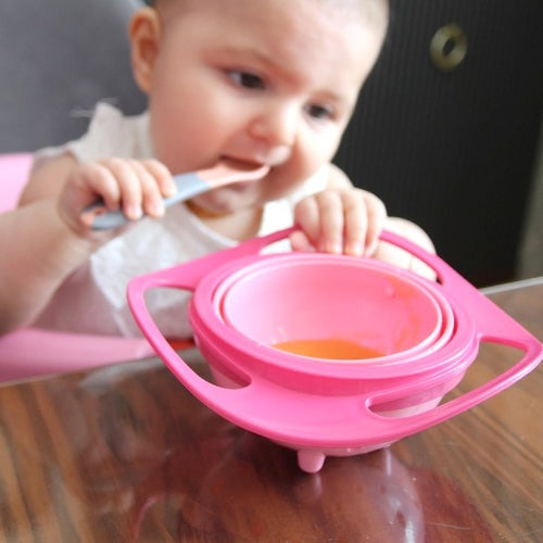 BabyJem Spillless Plate - Pink
