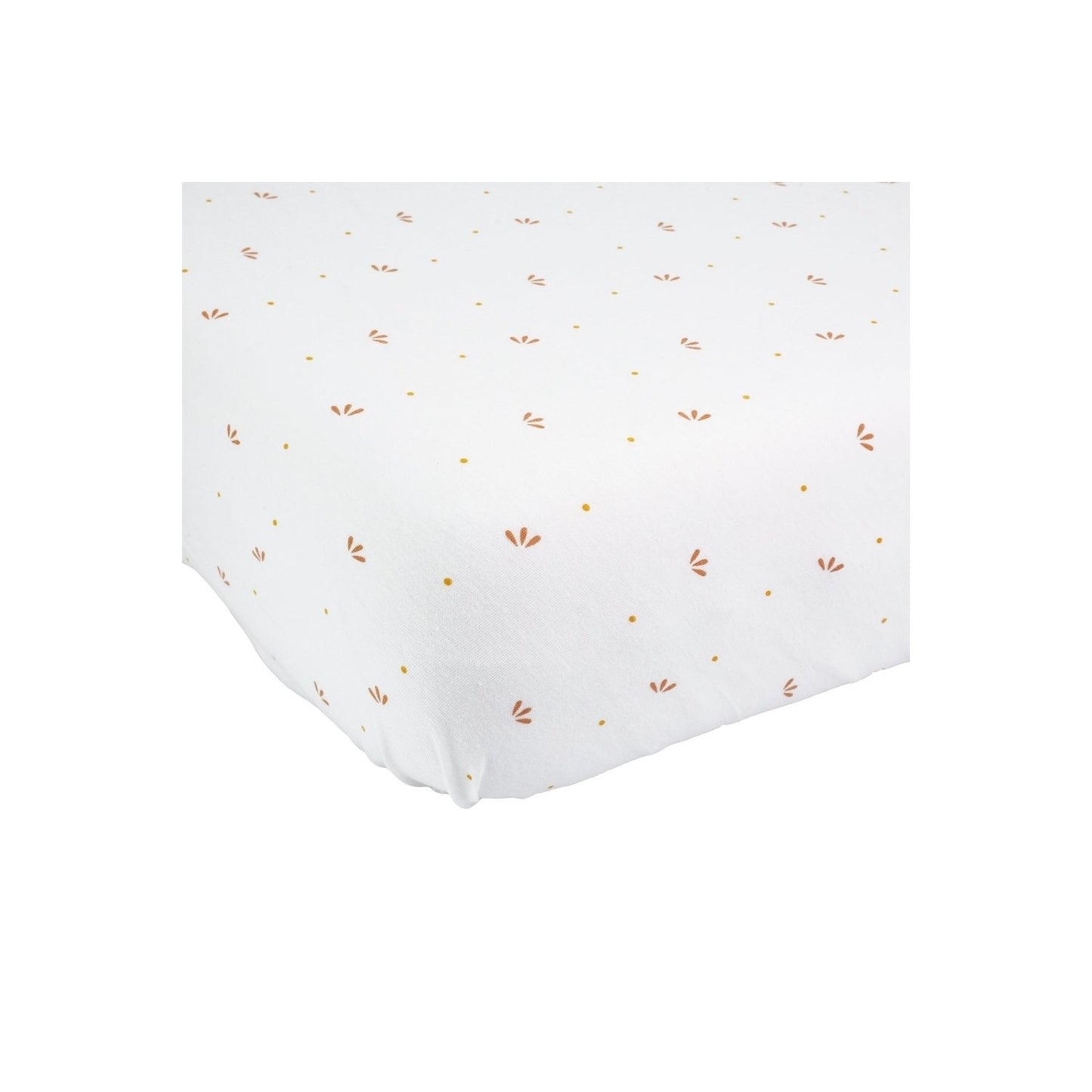Trois Kilos Sept Gatsby Fitted Crib Sheet – Ecru (70 x 140 cm)