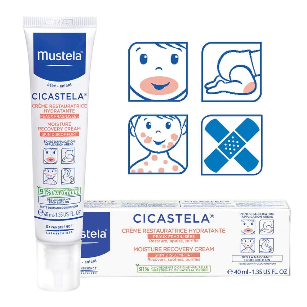 Mustela Cicastela Moisture Recovery Cream – Skin Discomfort Relief