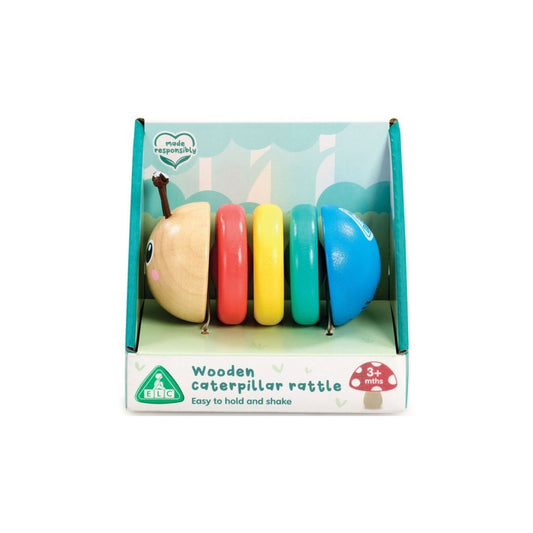 Early Learning Centre Wooden Caterpillar Rattle