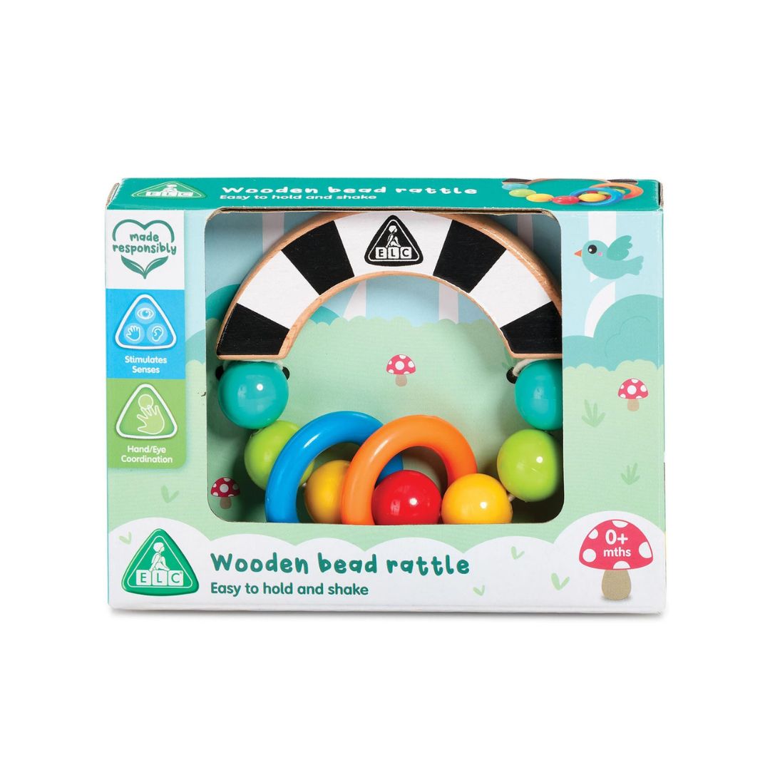 Early Learning Centre Wooden Bead Rattle
