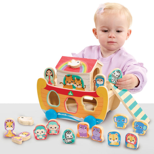 Early Learning Centre Wooden Noah's Ark Shape Sorter