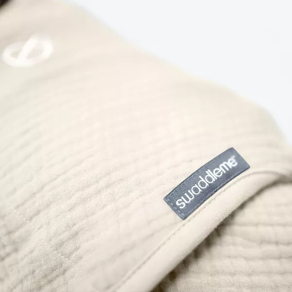 SwaddleMe by Ingenuity Original Muslin Long-Sleeve Baby Swaddle - Cream
