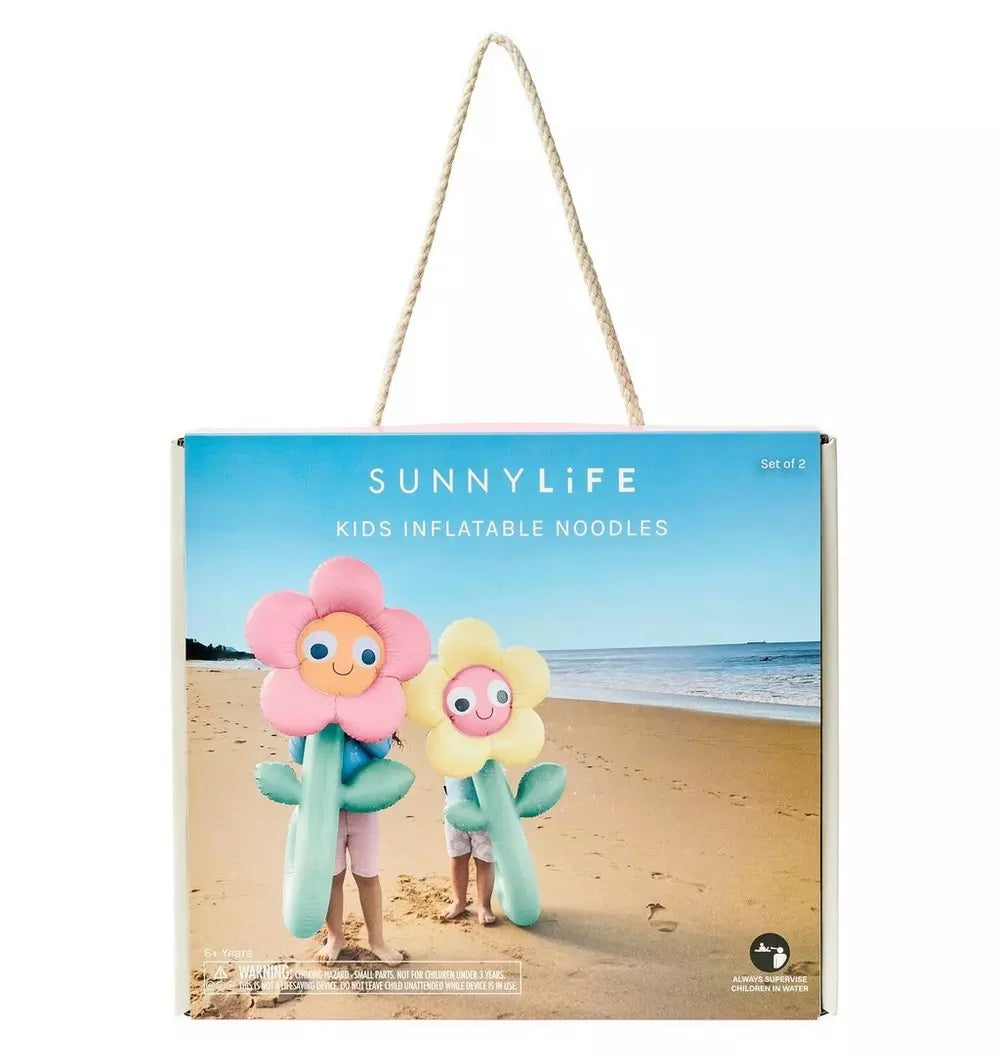 Sunnylife Poppy the Peach Kids Inflatable Noodles (Set of 2)