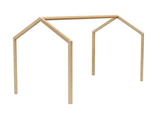 Jurababy: Toit Cabane SONHO Mini (70 x 140 cm) - Wooden House Bed Canopy Roof Frame
