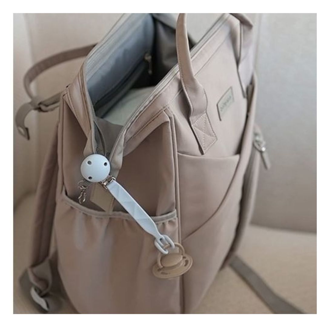 Silicone Pacifier Holder -Blue