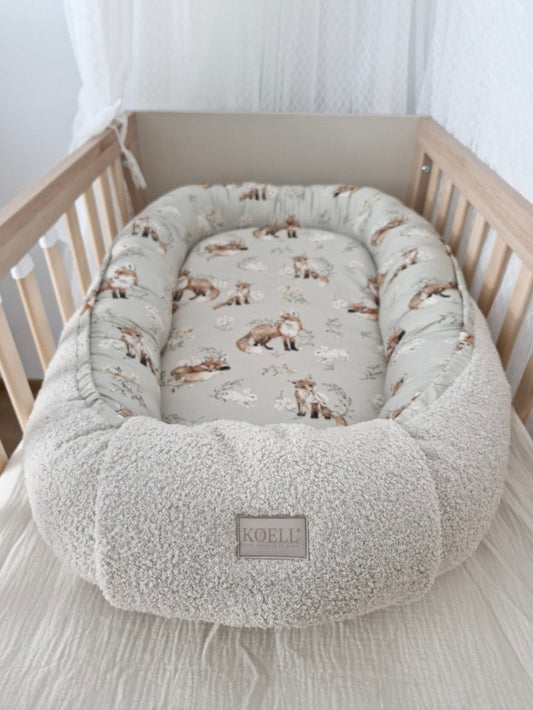 KOELL: Baby Cocoon Nest - Foxes Collection