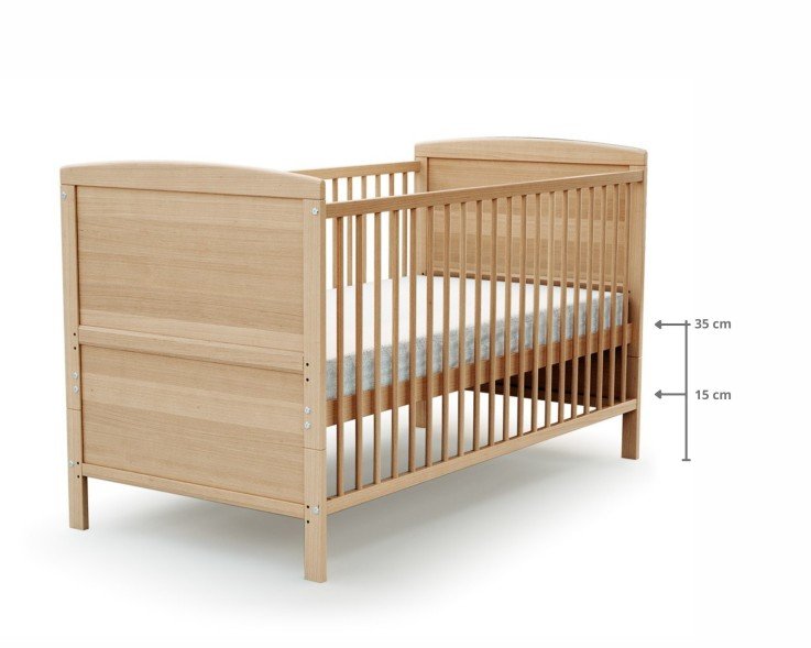 Webaby: ESSENTIEL Convertible Wooden Baby Cot